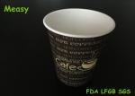 8B Prevailing Hot Paper Cups , Letters Printed In Food Grade Ink