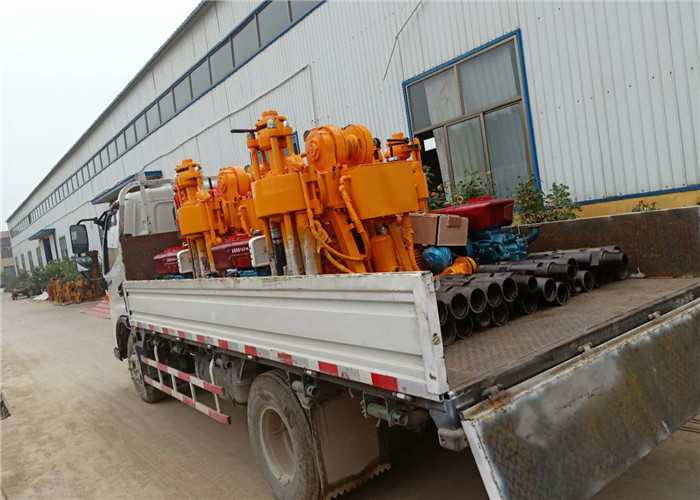 GK200 Water Well Drilling Rig 200m Drilling Depth For Road / Railroad Construction