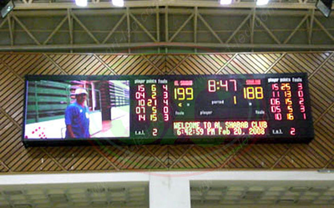 Basketball Bullfighting Stadium LED Display P10 Indoor Front Maintenance