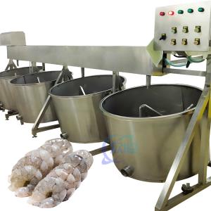 China Multifunctional 1100W Soaking Machine , Durable Shrimp Processing Equipment factory