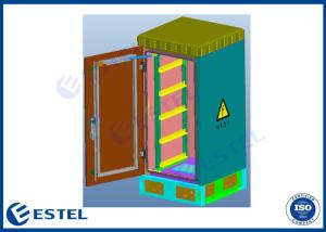 China Dust Proof 20U RAL7035 Weatherproof Electrical Cabinet factory