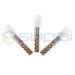 High Hardness Square End Mill For Carbon Steel / Alloy Steel / Cast Iron