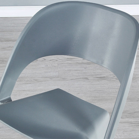 Simple Modern Stackable Plastic Cafe Chairs for Nordic Morden Outdoor Leisure Balcony