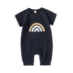 0-24 Months Baby Boys Girls Clothes Jumpsuit Infant Short Sleeve Baby Cotton