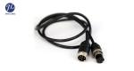 Signal Transmission 6 Pin Gx16 Aviation Cable For Automotive Rear View Camera