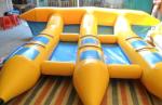 Commercial Grade Rental Towable Inflatables Water Game Flying Fish For Seashore