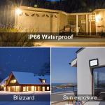 TUYA Color Changing Outdoor Flood Lights 30W App Controlled For Security