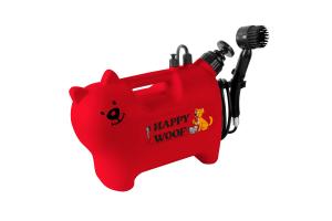 China Red Portable Pet Washer Bathing Tool Dog Shower Massage Brush Dog Wash Sprayer factory