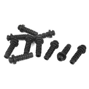 China OEM Rubber Strain Relief Cord Boot Protector 10mm 16mm OD for Aviation Plug factory