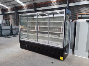 China Supermarket Ice Cream Upright Merchandiser Freezer With Multi Decks factory