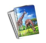 Spiral Animal Design 3 D Lenticular Notebook 3D Stationery for Children