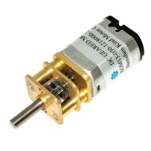 China Micro 13mm 1.5v Carbon Brush Motor With Speed Reducers Gearbox factory
