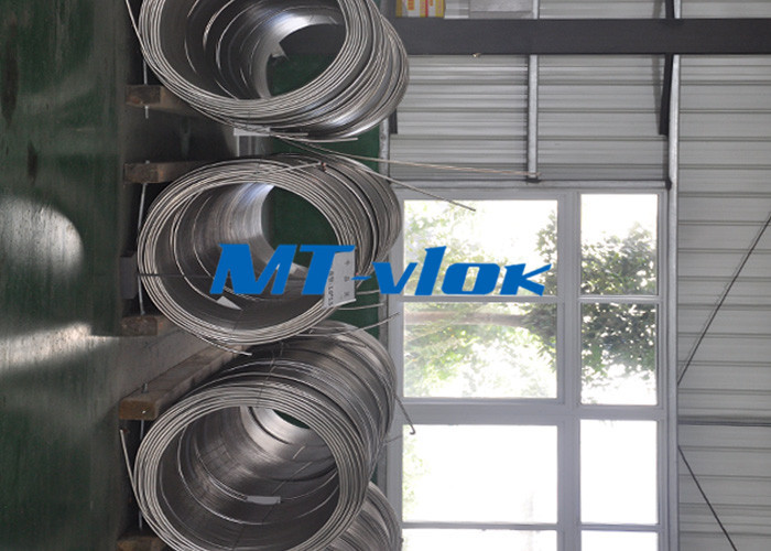ASTM A213 / A269 S30400 / S31600 Stainless Steel Coiled Tubing / Stainless Steel Coil Pipe
