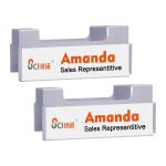Magnetic Double Sidesd Display Cubicle Name Holder waterproof