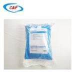 Blue Medical C Section Surgical Drape Pack Anti Static SMS Waterproof Fabric