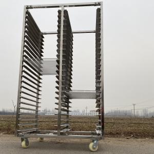 China High Temperature Resistant Ss Tray Rack Trolley 15layers OEM ODM factory