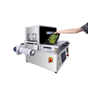 China Compact Design Table Top Tray Sealing Machine Vacuum Map Packaging Equipment factory