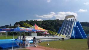 China giant infltable water slide kids and adults factory