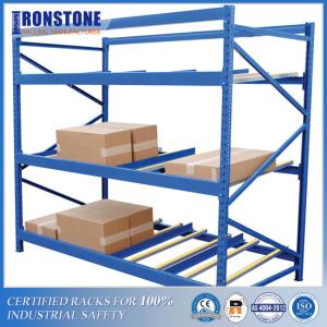 China Industrial Gravity-driven Carton Flow Shelf Racking for Convenient Storage factory