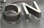 Customized brushed stainless steel letter small acrylic led backlit channel