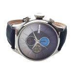 30mm Waterproof Men Slim Steel Quartz Watch Genuine Leather Band