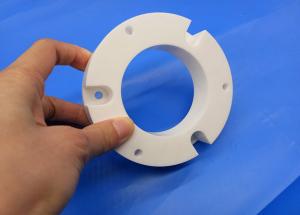 China Industrial Zirconia 99 Al2O3 Ceramic Pipe Fittings Flange Bearings for Machine Parts factory