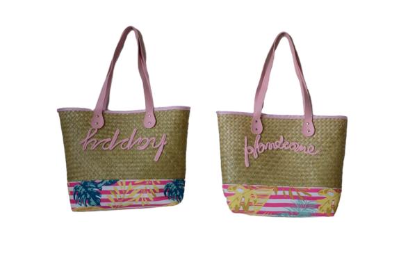 ECO Friendly Fashion Summer Tote Handbag Bohemian Handmade Bali Bags Straw Beach