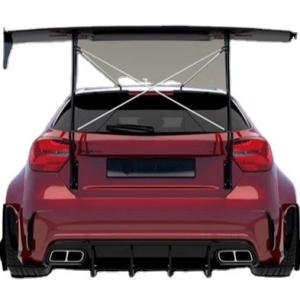 China For Mercedes AMG A45 Carbon Fiber Body Kit A45 Upgraded Top Style Front Shovel Diffuser Spoiler Wide-body Kit factory