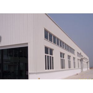 Fireproof Anti Corrosive Galvanized Prefab Steel Workshop