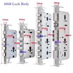 Stainless Steel Smart Door Lock Body for Bathroom Wooden Sliding Door Accessorie