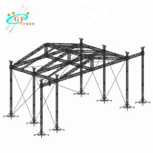 China 50mm Portable Event Lighting Temporary Stage Truss With Covering factory