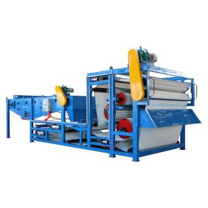 China 3-25 cbm/h Belt Type Filter Press for Municipal Sludge Treatment Automatic Grade Automatic factory