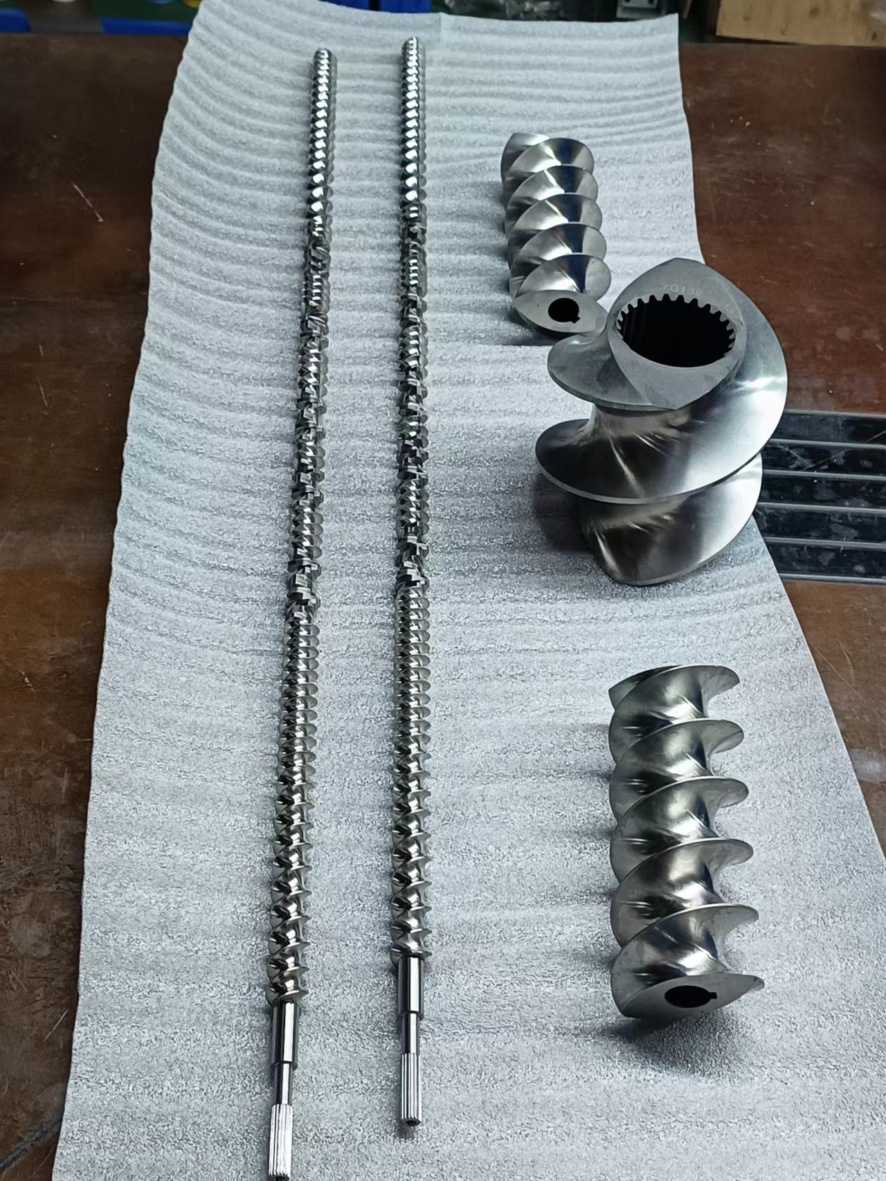 Fodder Wenger Extruder Parts Twin Screw Extruder Parts