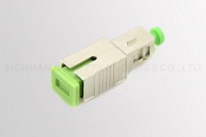 China SC Connector Fiber Optic Attenuator 5dB 1260 to 1650nm Wavelength factory