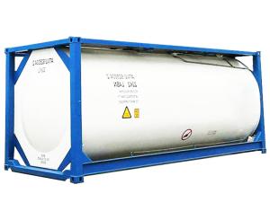 China UN T11 Liquid Tank Container 20ft 25000L ISO Tank Shipping SUS 316L factory