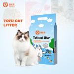 Milk Tofu Cat Litter Bulk OEM Tofu Clumping Litter All Natural Clumping Cat