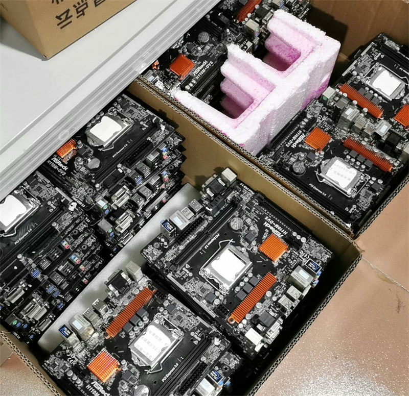 Customized H110M Desktop Motherboard for ASROCK H110M DVS LGA1151 DDR4 32G PCI-E 3.0 for PC Games mainboard