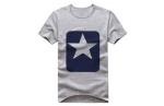 Various Colors Casual T - Shirts Classic Double Pressure Close Stitching Hem