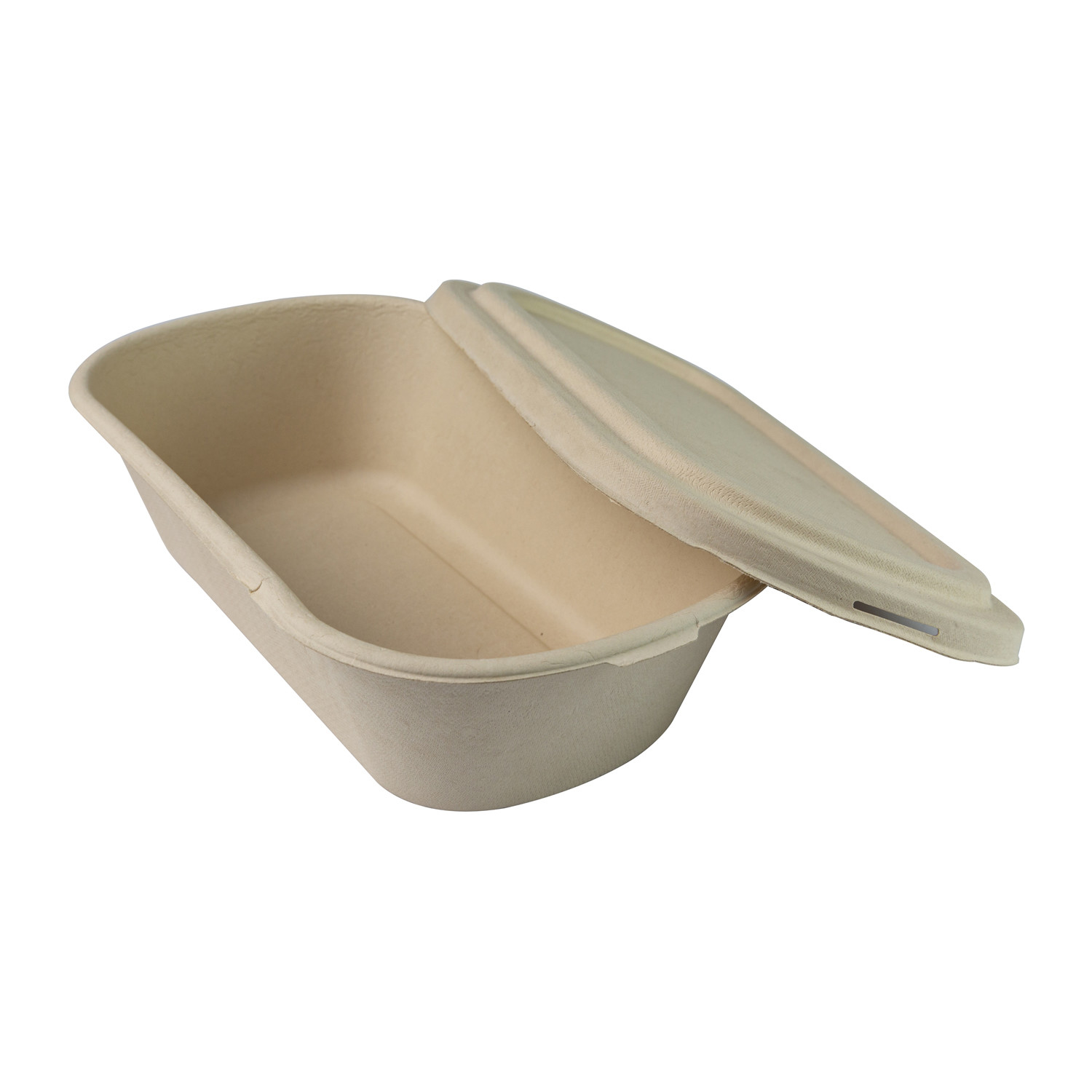 Disposable Biodegradable Takeaway Cups , Bagasse Compostable Water Cups Fiber Pulp