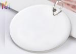 8mm 10mm 15mm Stainless Steel Stamping Blanks Tags With Ring