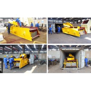 High Capacity 10-245t/h Ore Rotary Vibrating Screen with Distinctive 3-150mm