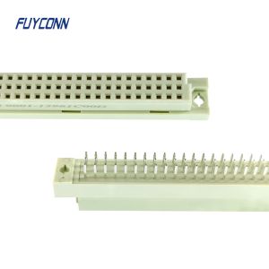 96 Pin 3 Rows Female Vertical PCB DIN41612 Connector With 2.54mm Pitch