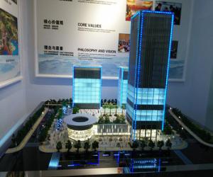 China 3d building model with perfect led light , scale building model factory
