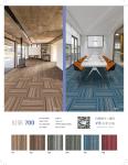 PP Stripe Commercial Office Carpet Tiles 50cm X 50cm Tile Size