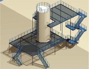 China Highly Durable Steel Structure Platform flexible steel Equipment Platform factory