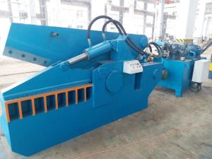 China Blade Length 1200mm Alligator Metal Shear / Small Alligator Shear Blue Color factory