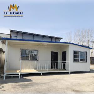 China Fast Installation Sandwich Panel Prefab House 2 Bedroom And 1 Living Room With Toilet factory