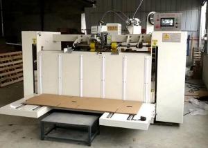 China Semi Auto Box Corrugated Cardboard Stitching Machine Double Servo factory
