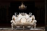 Saudi Arabia Majlis Arabic silver upholstery sofa victorian style furniture LS