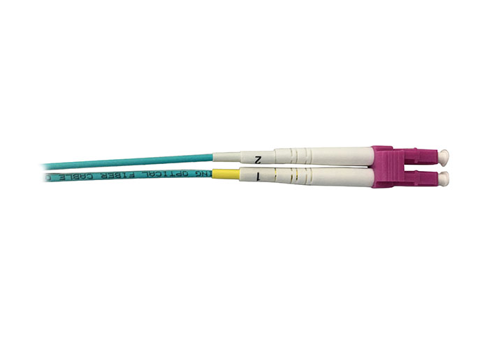 LC / UPC - LC / UPC Duplex Fiber Optic Patch Cord 10M Length LSZH Material